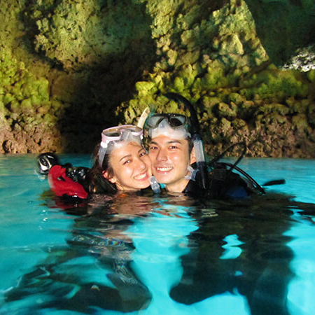 沖縄青の洞窟体験ダイビング写真2