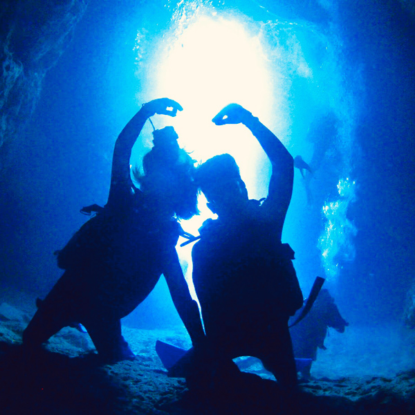 沖縄青の洞窟体験ダイビング写真1